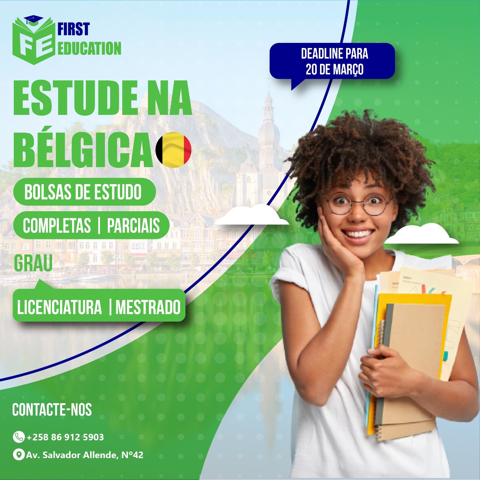 Bolsas de Estudo para Bélgica 